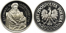 PRÓBA NIKIEL, 200.000 złotych 1993 Kazimierz IV Jagiellończyk - półpostać