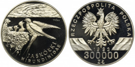 PRÓBA NIKIEL, 300.000 złotych 1993 Jaskółki