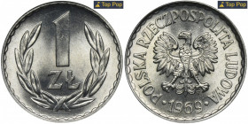 1 złoty 1969 - NGC MS67 MAX