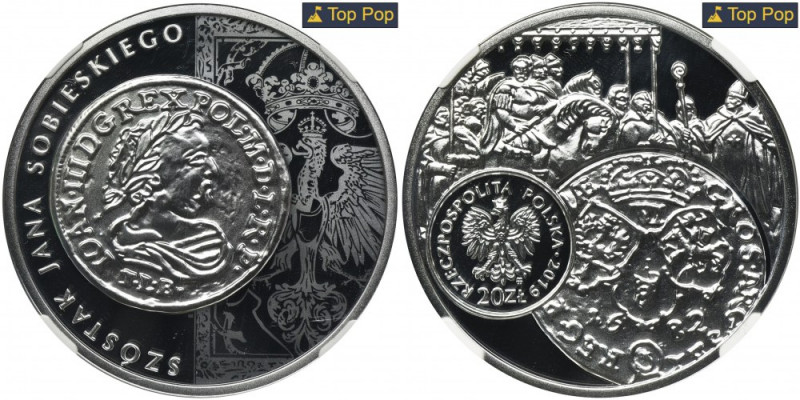 10 złotych 2019 Szóstak Jana Sobieskiego - NGC PF70 ULTRA CAMEO Idealny stan zac...