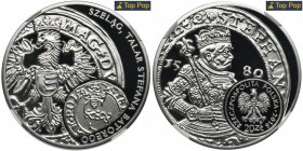 20 złotych 2016 Szeląg, Talar Stefana Batorego - NGC PF70 ULTRA CAMEO MAX