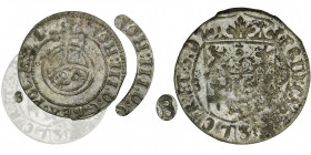 Duchy of Courland, Friedrich Casimir Kettler, 3 Polker Mitawa 1689 - VERY RARE F4
