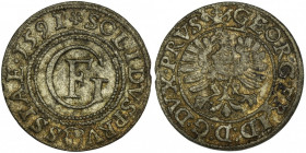 Duchy of Prussia, Georg Friedrich von Ansbach, Schilling Koenigsberg 1591
