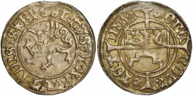Pommern, Duchy of Stettin, Boguslaw X, Schilling Stettin 1504 - RARE R