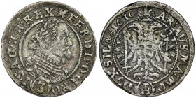 Silesia, Habsburg rule, Ferdinand II, 3 Keuzer Breslau 1630 PH - RZADSZY R1
