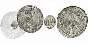 Silesia, Habsburg rule, Karl VI, 3 Kreuzer Breslau 1724 - RARE R