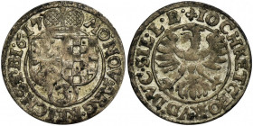 Silesia, Duchy of Liegnitz-Brieg-Wohlau, Georg Christian and Georg Rudolph, 3 Kreuzer Reichenstein 1617