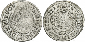Silesia, Duchy of Oels, Christian Ulreich I, 1 Kreuzer Oels 1684