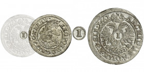 Silesia, Habsburg rule, Leopold I, 1 Kreuzer Breslau 1661 GH