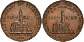 Silesia, Frankenstein, Medal from the destruction of city 1858