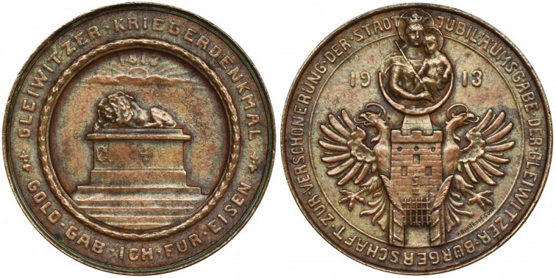 Germany, Wilhelm II, Medal 1913 Medal to commemorate the sheltering of the monum...