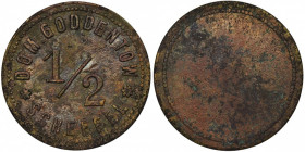 Dominial token, Goddentow, 1/2 Scheffel