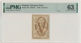 5 groszy 1794 - PMG 63