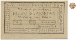 4 złote 1794 (1)(C) - odwrócony nawias tzw.'smutny'