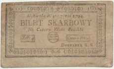 4 złote 1794 (1)(G) - wyłącznie jedna warstwa