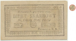 4 złote 1794 (1)(K) - odwrócona rozetka