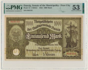 Danzig, 1.000 Mark 1922 - PMG 53