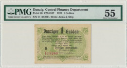 Danzig, 1 Gulden 1923 October - PMG 40