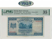 Danzig, 100 Gulden 1924 - PMG 35 - RARE