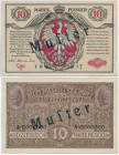 10 marek 1916 Generał - WZÓR Awers i Rewers - (2szt.) - RZADKOŚĆ