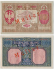 1000 marek 1916 Generał - WZÓR Awers i Rewers - (2szt.) - DUŻA RZADKOŚĆ