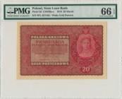 20 marek 1919 - II Serja FL - PMG 66 EPQ 2-ga nota