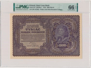 1.000 marek 1919 - II Serja W - PMG 66 EPQ 2-ga nota