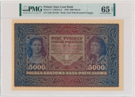 5.000 marek 1920 - II Serja AH - PMG 65 EPQ