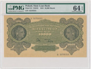 10.000 marek 1922 - A - PMG 64 EPQ - pierwsza seria