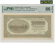 1 milion marek 1923 - F - PMG 66 EPQ - OKAZOWY MAX