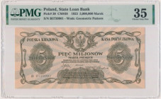 5 milionów marek 1923 - B - PMG 35