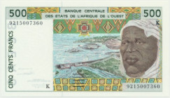 West African States, 500 Francs 2002