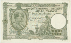 Belgium, 1.000 Francs 1943
