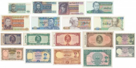 Burma, group of notes (18 pcs)