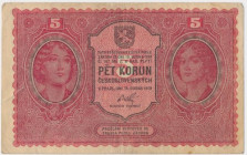 Czechoslovakia, 5 Korun 1919