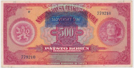 Czechoslovakia, 500 Korun 1929 - SPECIMEN -