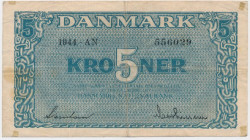 Denmark, 5 Kroner 1944