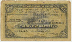 Egypt, 25 Piastres 1940