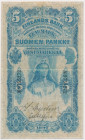 Finland, 5 Markkaa 1897 - RARE