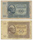 Greece, group of 50-100 Drachmas 1941