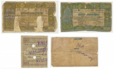 Netherlands, set of 1 - 250 Guldens 1918-22 (4 pcs.)
