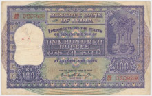 India, 100 Rupees (1957-1962)