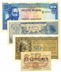 Group of mix banknotes (4 pcs._