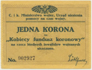 Kobiecy Fundusz Koronowy, 1 korona