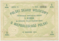 Polski Skarb Wojskowy, 5 koron 1914