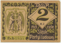 Śląsk Partii Ludowej, Dar na 2 korony - dekoracyjna grafika