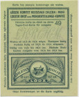 Łódź, jednorazowa kartka na ziemniaki 1917