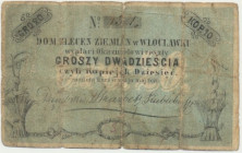 Dom Zleceń Ziemian w Włocławku 20 groszy=10 kopiejek - UNIKAT