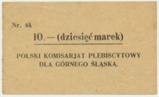 Górny Śląsk, Polski Komisariat Plebiscytowy, 10 marek