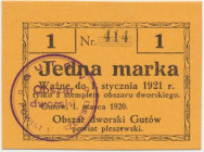 Gutów, 1 marka 1921
